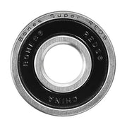 Bones Super Reds Skate Bearing Black 608 8mm - Lucky Skates