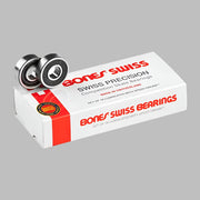 Bones Swiss Black Skate Bearings (16) - Lucky Skates