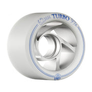 Bones Turbo Alloy Roller Skate Indoor Wheels White - 8 Pack - Lucky Skates