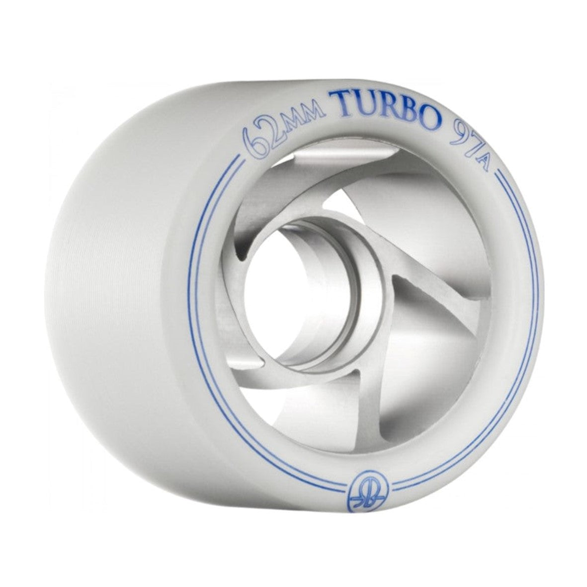 Bones Turbo Alloy Roller Skate Indoor Wheels White - 8 Pack - Lucky Skates