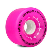 Bont BPM Outdoor Roller Skate Wheels 78A 62mm Pink - Lucky Skates