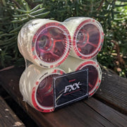 Bont FXX Speed Alloy Indoor Roller Skate Wheels Off White 63mm 96A - 4 Pack - Lucky Skates