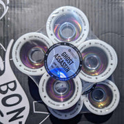 Bont Ghost Assassin Alloy White Indoor Roller Skate Wheels 62mm 98a White 4 Pack - Lucky Skates