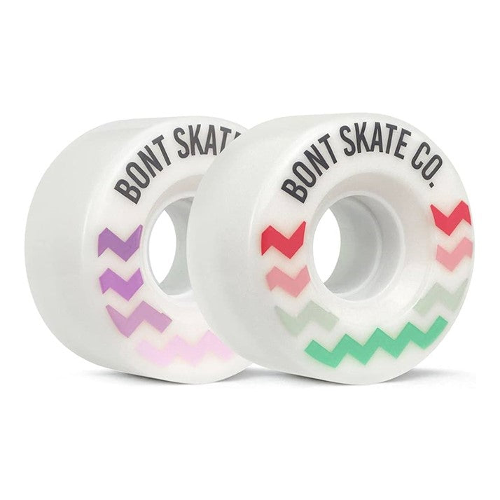 bont white outdoor rollerskate wheels 