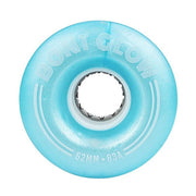 Bont Light Up Glow Tickle Blue LED Roller Skate Wheels Light Blue 83A 62mm - Lucky Skates