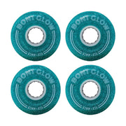 Bont Light Up Glow LED Outdoor Hybrid Roller Skate Wheels Chameleon Green 83A 62mm 4 Pack - Lucky Skates