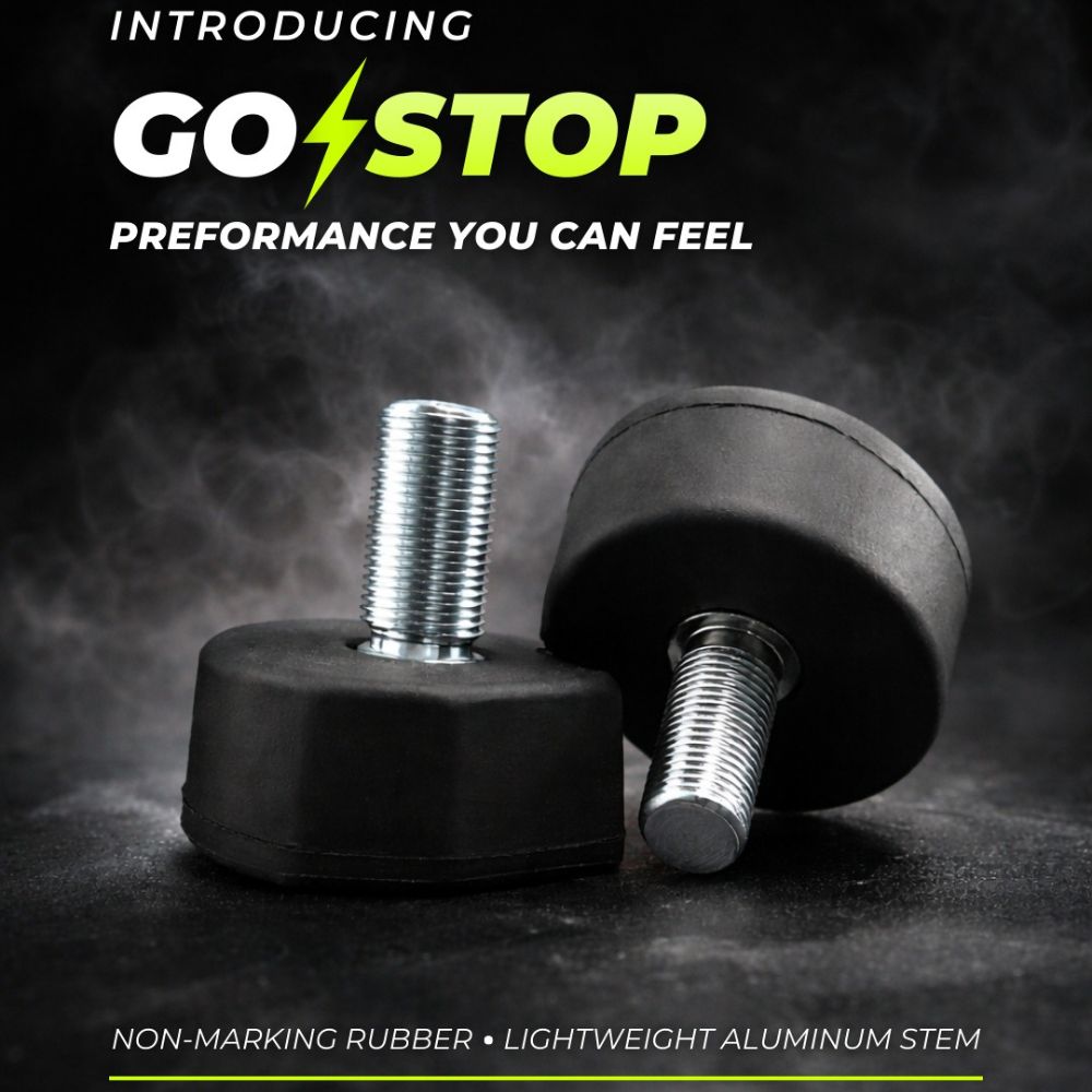 Bont GoStop Roller Derby Roller Skate Toe Stops Adjustable Stem Black - Lucky Skates 