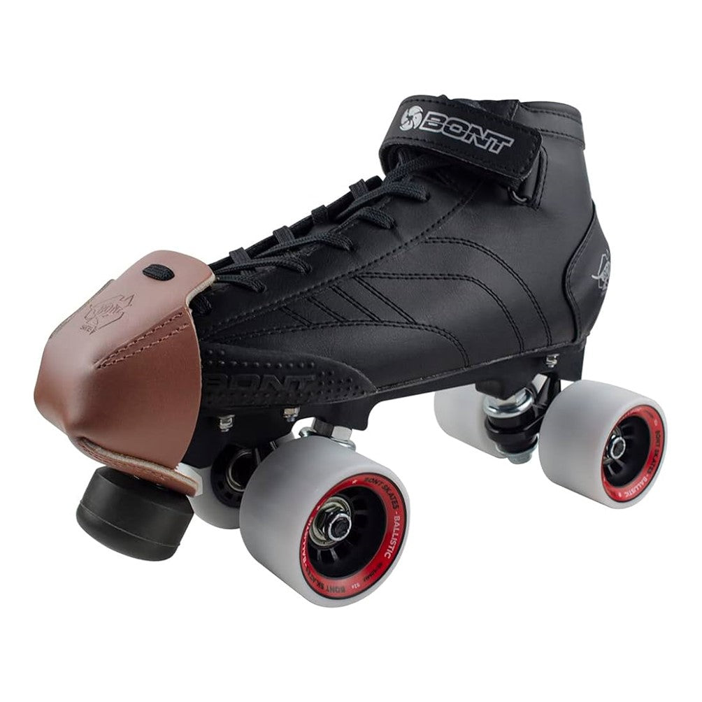 Bont Roller Skate Toe Caps Leather Brown - Lucky Skates
