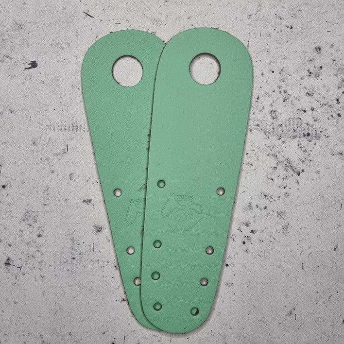 Bont Colour Roller Skate Leather Toe Guards Light Green - Lucky Skates