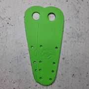 Bont Colour Roller Skate Leather Toe Guards Lime Green - Lucky Skates