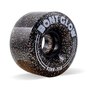 Bont Light Up Glow Obsidian Black Glitter LED Roller Skate Wheels 83a 62mm - Lucky Skates