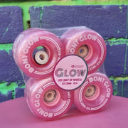 Bont Light Up Glow Cherry Blossom Wheels 83A - 4 pack - Lucky Skates