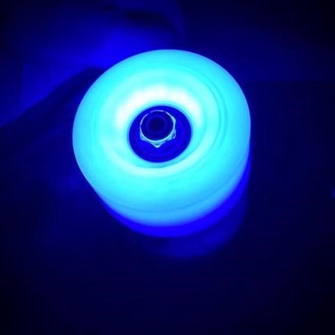 Bont Light Up Glow Tickle Blue Wheels 83A - Lucky Skates