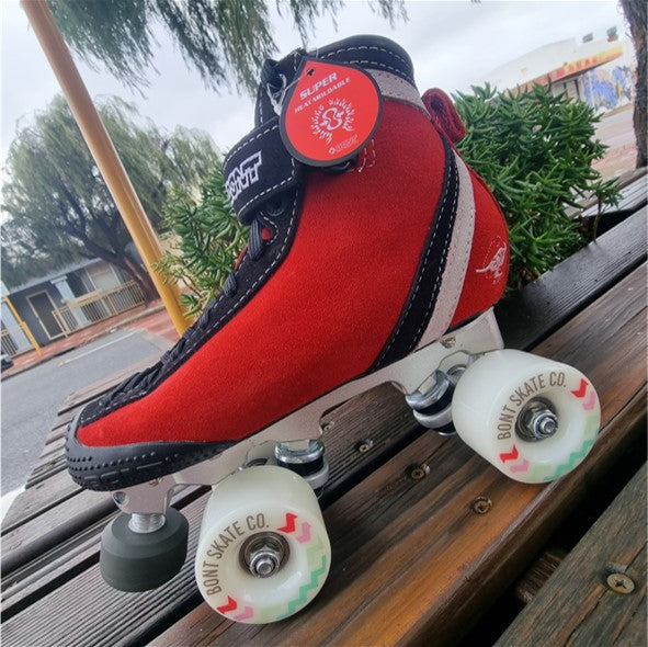 Bont Parkstar Red Tracer Flow Roller Skates - Lucky Skates