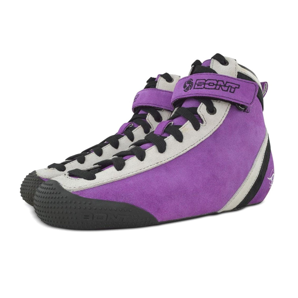 Bont Parkstar Leather Suede Quad Roller Skate Boots Purple - Lucky Skates