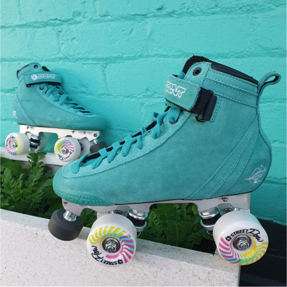 Bont Parkstar Teal Tracer Flow Roller Skates - Lucky Skates