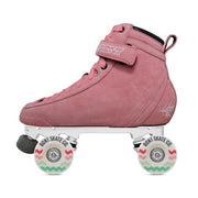 Bont Parkstar Pastel Pink Leather Suede Tracer Glide Roller Skates - Lucky Skates