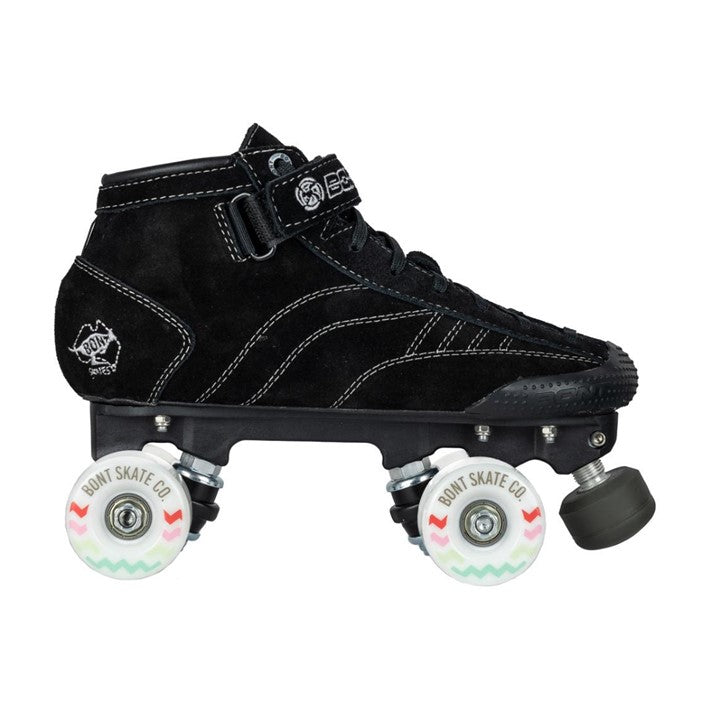 Bont Prostar Black Prodigy Glide Leather Suede Roller Skates - Lucky Skates
