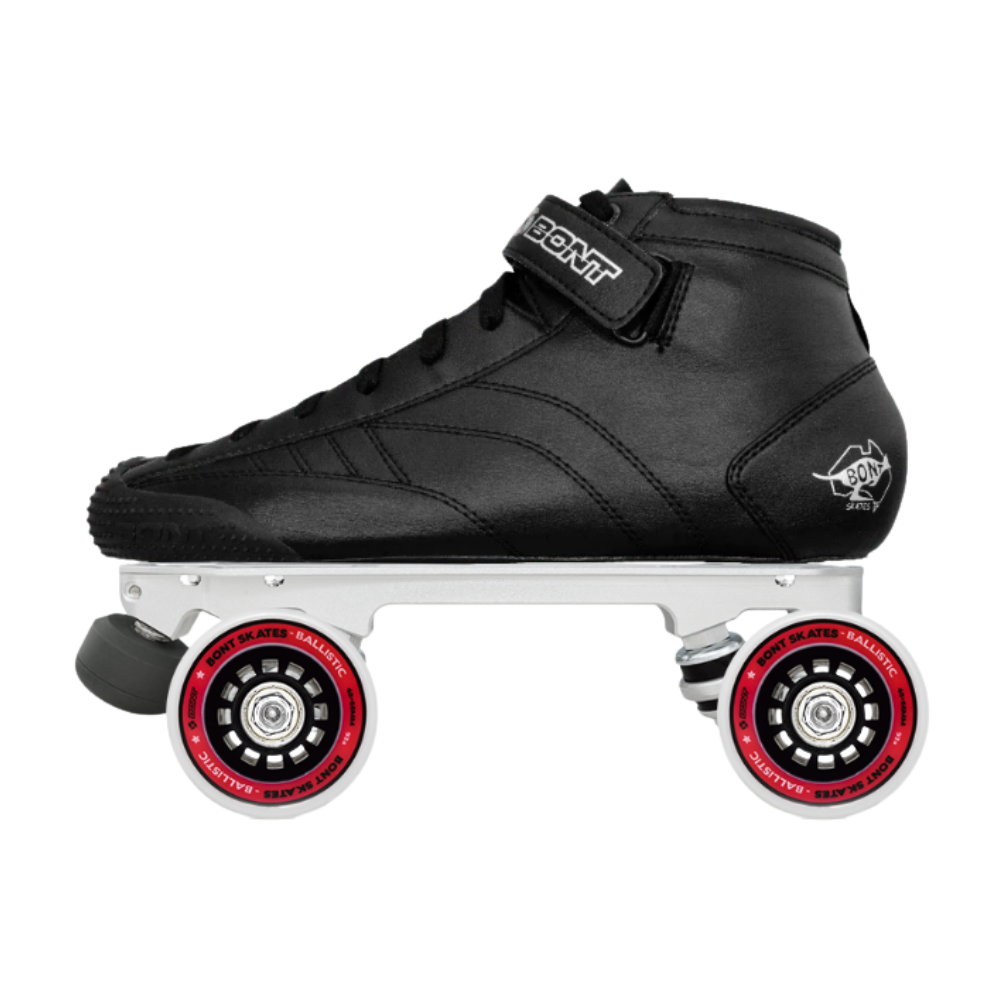 bont prostar tracer silver quard roller skate black - Lucky Skates 