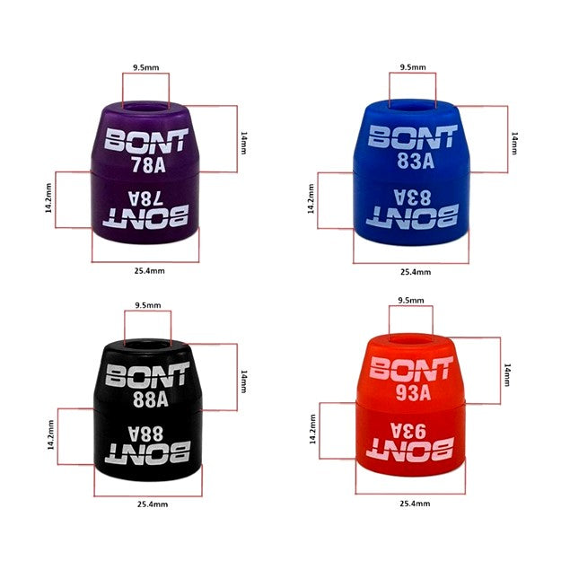 Bont Quad Roller Skates Barrel Cushions Bottom - Lucky Skates