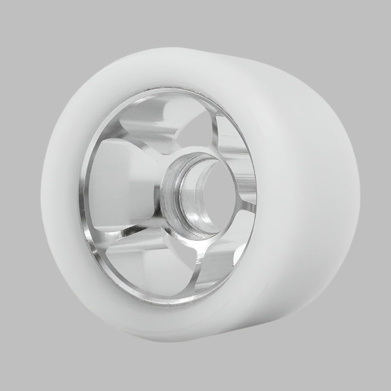 Bont Royal Assassin Maximus Alloy Indoor Roller Skate Wheels White - 8 Pack - Lucky Skates