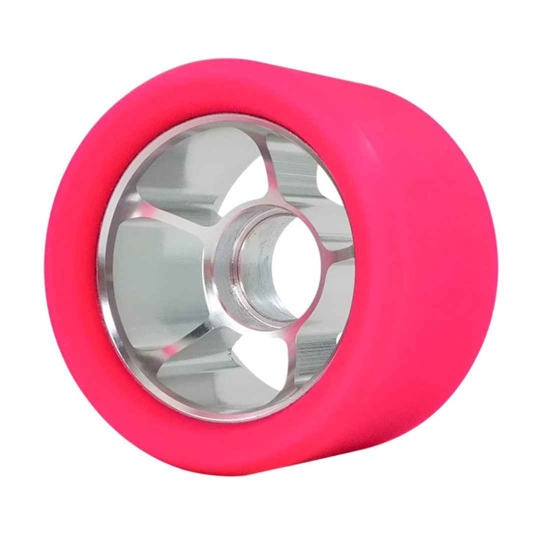 Bont Royal Assassin Alloy Indoor Roller Skate Wheels Pink - 8 Pack - Lucky Skates