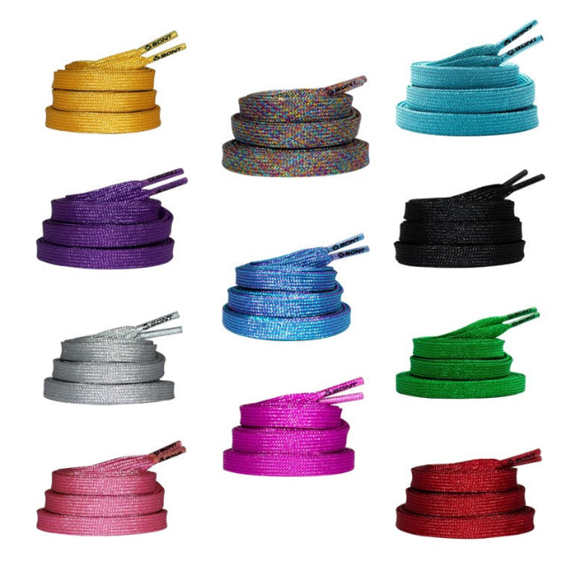 Bont Shimmer Metallic Glitter Laces 79" (200cm) - Lucky Skates