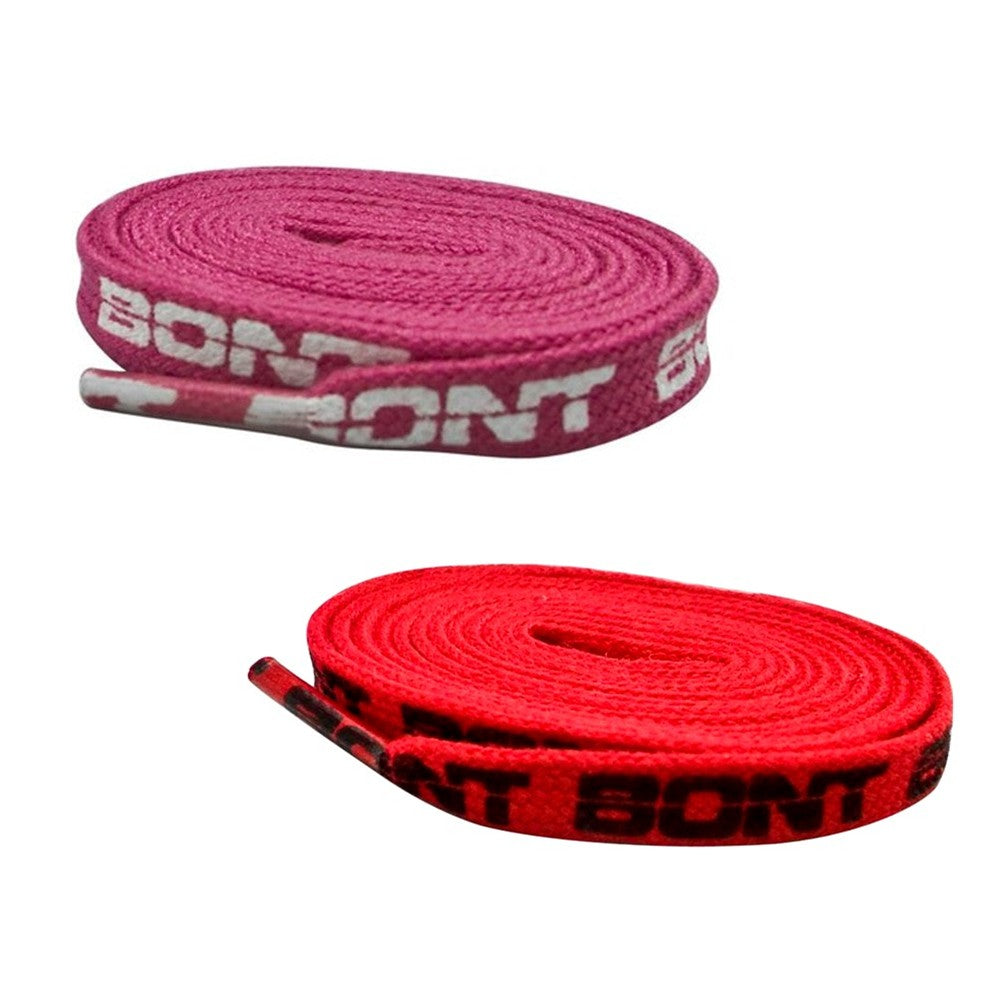 Bont Skate Laces 47" (120cm) Pink Red - Lucky Skates