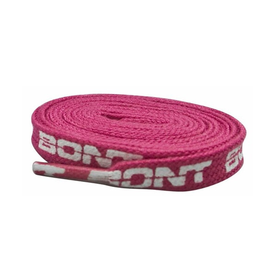 Bont Waxed Skate Laces Pink - Lucky Skates