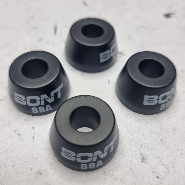 Bont Quad Roller Skate Conical Top Cushions Black Hard 88A 4 Pack - Lucky Skates