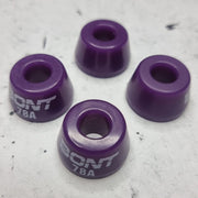 Bont Quad Roller Skate Conical Top Cushions Soft Purple 78A 4 Pack - Lucky Skates