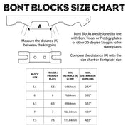 Bont Slide Blocks Size Chart - Lucky Skates