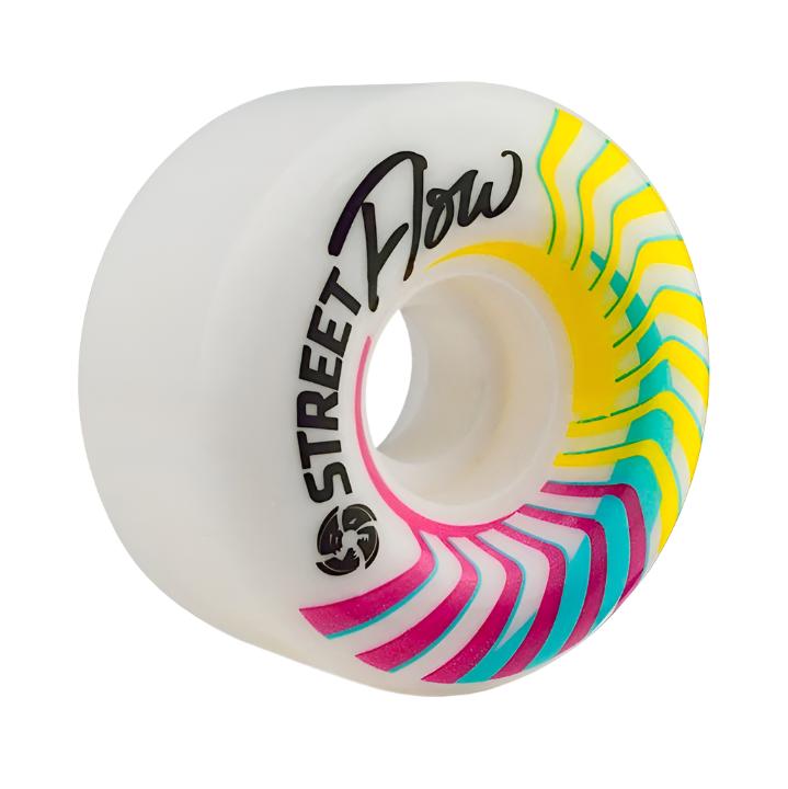 Bont Street Flow Roller Skate Park Dance Wheels White 58mm 89A - 4 Pack - Lucky Skates