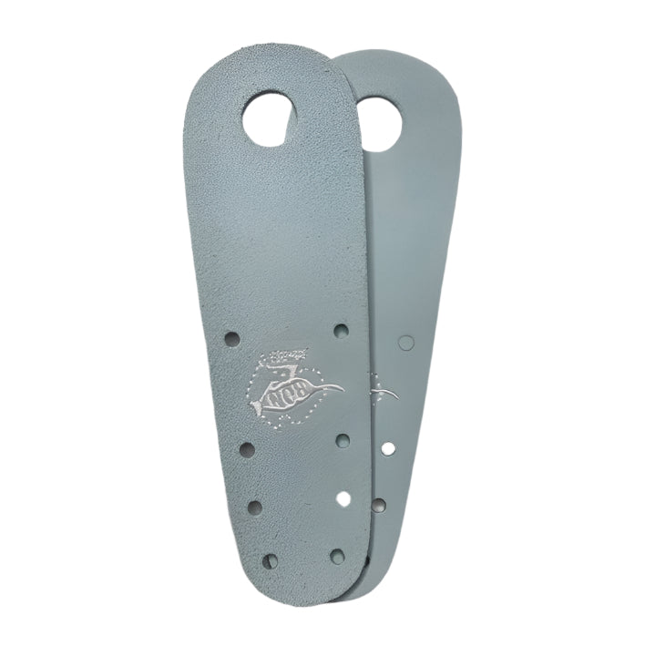 Bont Leather Suede Roller Skate Toe Guards Light Blue - Lucky Skates