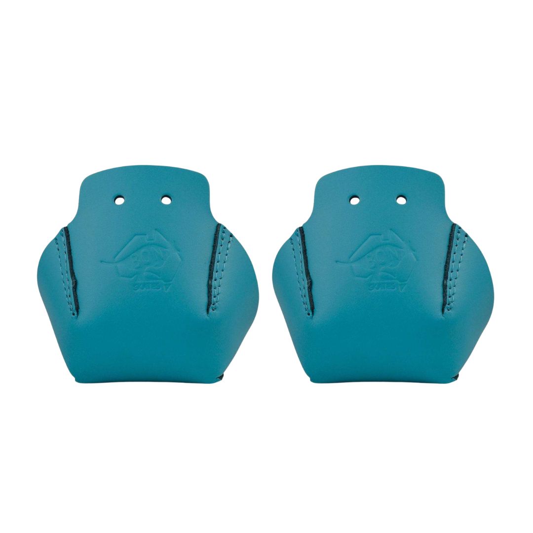 Bont Cyan Blue Leather Quad Roller Skate Toe Caps - Lucky Skates