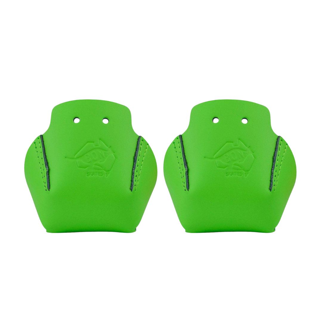 Bont Green Leather Quad Roller Skate Toe Caps - Lucky Skates