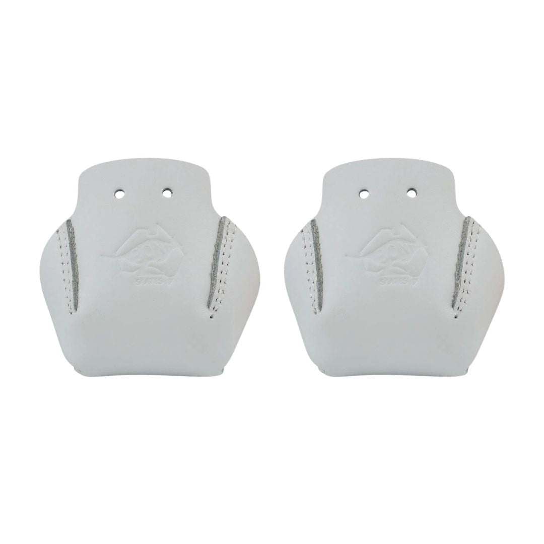 Bont White Leather Quad Roller Skate Toe Caps - Lucky Skates