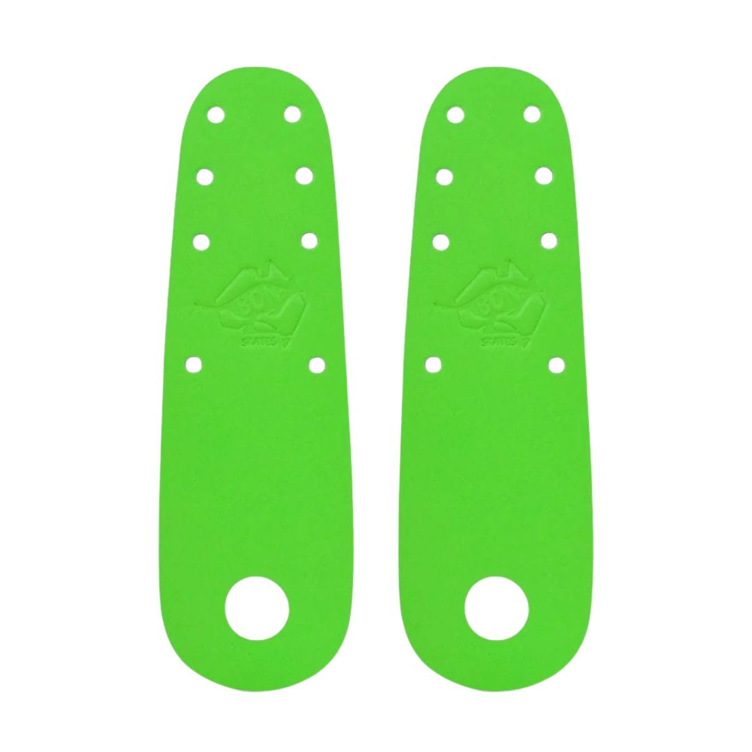Bont Leather Quad Roller Skate Toe Guard Protectors Fluro Green  - Lucky Skates
