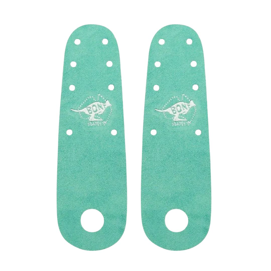 Bont Leather Suede Quad Roller Skate Toe Guard Protectors Teal - Lucky Skates