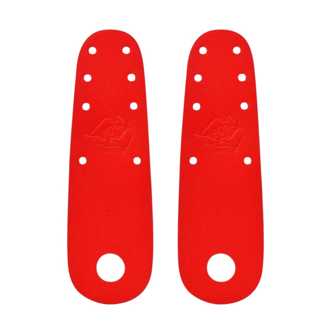 Bont Leather Quad Roller Skate Toe Guard Protectors bright red - Lucky Skates