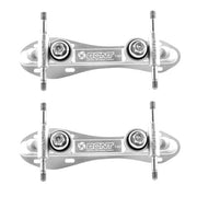 Bont Tracer Speed No Toe Stop Speed Roller Skate Plate Silver - Lucky Skates