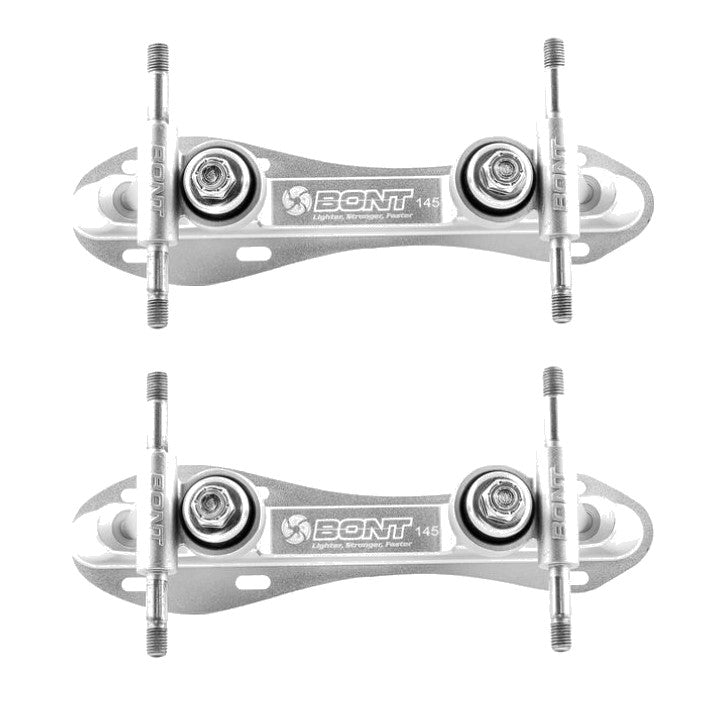 Bont Tracer Speed No Toe Stop Speed Roller Skate Plate Silver - Lucky Skates