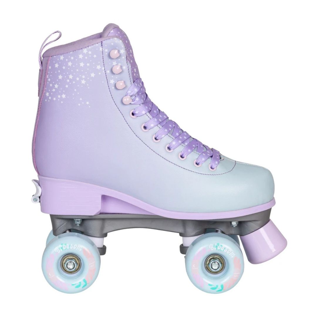 Chaya Bliss Star Kids Junior Adjustable Quad Roller Skates Lilac Purple Pastel - Lucky Skates 