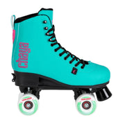 Chaya Bliss Turquoise teal Kids Adjustable High Top Retro Roller Skates - Lucky Skates 