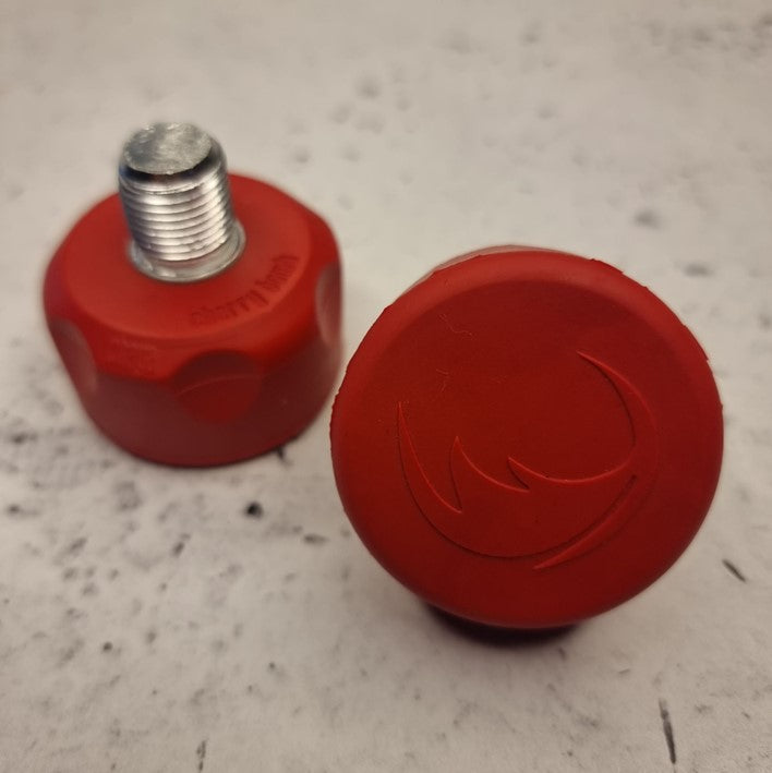 Cherry Bomb Roller Skates Adjustable Toe Stops Short Stem Red - Lucky Skates