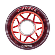 Chaya G-Force Alloy Red Maroon Indoor Roller Skate Wheels 92A 59mm Red - Lucky Skates