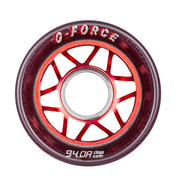 Chaya G-Force Alloy Red Maroon Indoor Roller Skate Wheels 94A 59mm Red - Lucky Skates