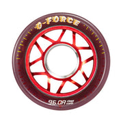 Chaya G-Force Alloy Red Maroon Indoor Roller Skate Wheels 96A 59mm Red - Lucky Skates