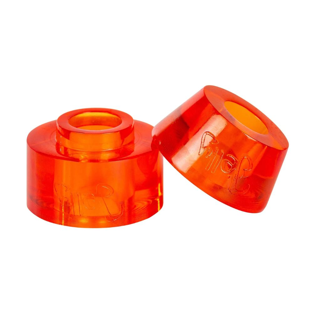 Chaya Roller Skate Cushions Conical Barrel Orange 90a medium - Lucky Skates 