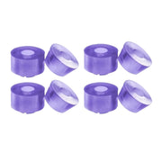 Chaya Roller Skate Cushions Barrel Conical Purple x-soft 80a 8 Pack - Lucky Skates 